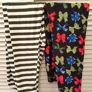 Set of 2 Holiday Leggings